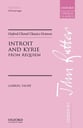 Introit and Kyrie SATB choral sheet music cover